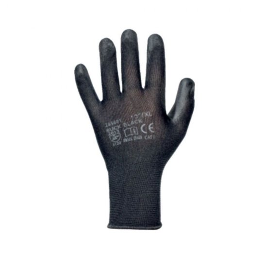 Manusi Protectie Sentosa Buck Black M4, Marimea L, Nylon, Manusi Protectia Muncii, Manusi de Protectie din Nylon, Manusi Protectie pentru Maini, Manusi din Nylon Buck Black, Manusi Negre de Protectie