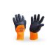 Manusi Protectie Grip Winter Eco M18, 10/XL, Fire Acrilice, Latex, Portocaliu/Negru, Manusi de Protectie Cauciucate, Manusi de Protectie Mari, Manusi de Protectie Acril si Latex, Manusi de Protectie cu Palma si Degete Imersate in Latex Poros