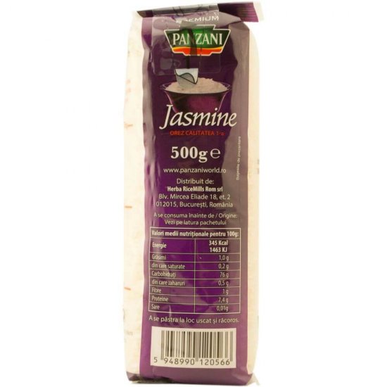 Orez Panzani Jasmine, 500 g, Panzani Orez 500 g, Panzani Jasmine Orez pentru Mancare Orientala, Orez Jasmine Aromat, Panzani Orez Special pentru Retete Orientale, Orez Panzani pentru Preparate Orientale
