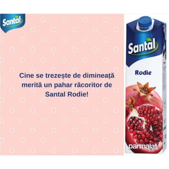 Suc de Rodie Santal, 1L, Sucuri Neacidulate, Sucuri Necarbogazoase, Santal Sucuri, Sucuri Naturale, Sucuri fara Acid, Bauturi Necarbogazoase, Bauturi Racoritoare, Sucuri fara Acid, Santal Sucuri