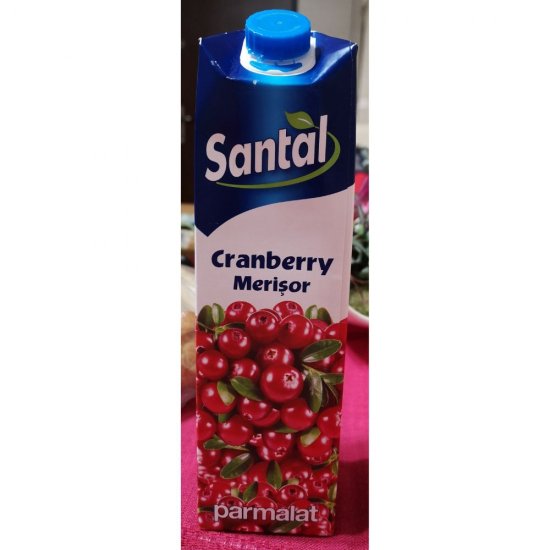 Suc Cranberry 15%, Santal, 1 L, Bautura Racoritoare, Suc Cranberry, Santal Natural, Bauturi Naturale, Suc Natural Cranberry, Suc Cranberry 15%, Suc Natural Fructe, Santal Suc Fructe, Suc Merisoare Santal