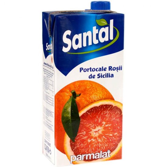 Suc de Portocale Rosii Santal, 2 L, Sucuri Neacidulate, Sucuri Necarbogazoase, Santal Sucuri, Sucuri Naturale, Sucuri fara Acid, Bauturi Necarbogazoase, Bauturi Racoritoare, Sucuri fara Acid, Santal Sucuri