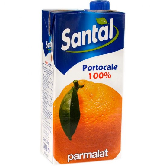 Suc de Portocale Santal, 2 L, Sucuri Neacidulate, Sucuri Necarbogazoase, Santal Sucuri, Sucuri Naturale, Sucuri fara Acid, Bauturi Necarbogazoase, Bauturi Racoritoare, Sucuri fara Acid, Santal Sucuri