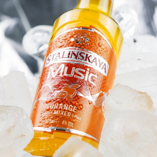 Cocktail Alcoolic Stalinskaya Music Orange, 4% Alcool, 275 ml, Aroma de Portocala, Cocktail Stalinskaya, Cocktail cu Vodca si Portocala, Cocktail cu Portocala, Bautura Alcoolica, Bauturi Alcoolice, Cocktailuri cu Vodca, Cocktailuri cu Fructe