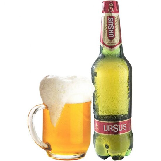 Bere Blonda Ursus Premium, 1L, 12 Buc/Bax, Bere Blonda Ursus la PET, Beri, Bere Blonda 1L Ursus, Bax de Bere Blonda la Pet Ursus Premium, Pet-uri de Bere Blonda Ursus