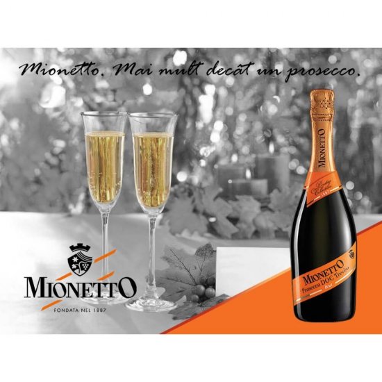 Vin Spumant Alb Brut Mionetto DOC Treviso, 0.75 L, 11% Alcool, Vin Spumant Brut Mionetto Treviso, Vin Spumant Mionetto Treviso Brut, Vin Alb Spumant Mionetto Orange, Vin Spumant DOC Mionetto Treviso, Vin Alb Spumant Brut