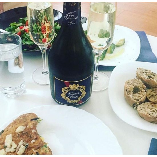 Vin Spumant Alb Brut, Domeniile Recas, Cupaj, 0.75 L, Vin Spumant Alb Brut, Domeniile Recas Cupaj, Bauturi Alcoolice, Vin Spumant Alb Brut Domeniile Recas