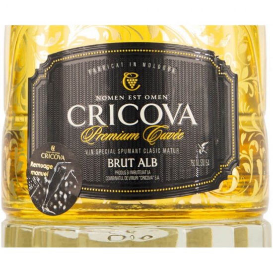 Vin Spumant Alb Brut Cricova Premium Cuvee, 0.75l, Alcool 13.5%, Vin Spumant, Vin Alb Spumant, Vin Brut Spumant, Vin Alb Cricova, Vin Spumant Cricova, Vin Brut Cricova, Vin Spumant Cricova Premium, Cricova Cuvve, Vin Spumant Cricova Cuvve