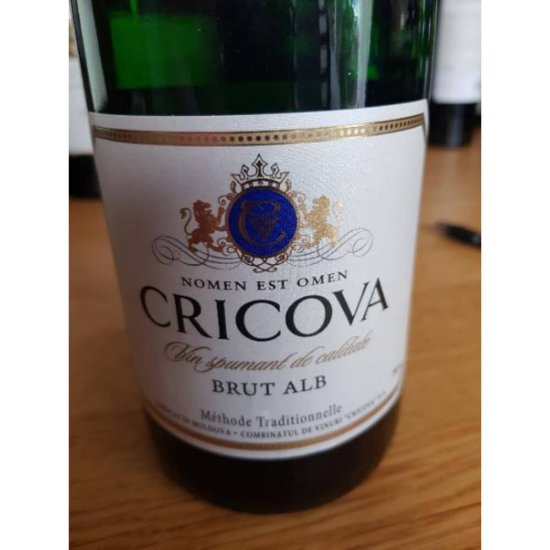 Vin Spumant Alb Brut Cricova Clasic, 0.75l, Alcool 12.5%, Vin Spumant, Vin Alb Spumant, Vin Brut Spumant, Vin Alb Cricova, Vin Spumant Cricova, Vin Brut Cricova, Vin Spumant Cricova Premium, Cricova Clasic, Vin Spumant Cricova Clasic