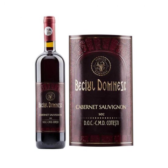 Vin Rosu Sec Cabernet Sauvignon Vincon Beciul Domnesc, 0.75 L, 13.5% Alcool, Vin Cabernet Sauvignon Beciul Domnesc, Vin Beciul Domnesc, Vin Rosu Beciul Domnesc, Vin Sec Beciul Domnesc, Vin Rosu Sec Beciul Domnesc