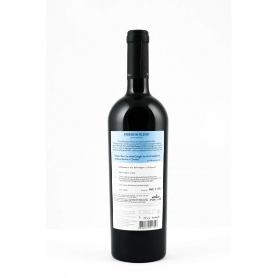 Vin Rosu Sec Freedom Blend de Purcari, 14% Alcool, 0.75 L, Vin Rosu Sec, Vinuri Rosii, Vinuri Seci Rosii, Vin Rosu Sec Purcari, Vin Purcari, Vin Freedom Blend, Vin Rosu Purcari
