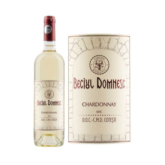 Vin Alb Sec Chardonnay Vincon Beciul Domnesc, 0.75 L, 14.5% Alcool, Vin Chardonnay Beciul Domnesc, Vin Beciul Domnesc, Vin Alb Beciul Domnesc, Vin Sec Beciul Domnesc, Vin Alb Sec Beciul Domnesc, Vin Chardonnay Vincon