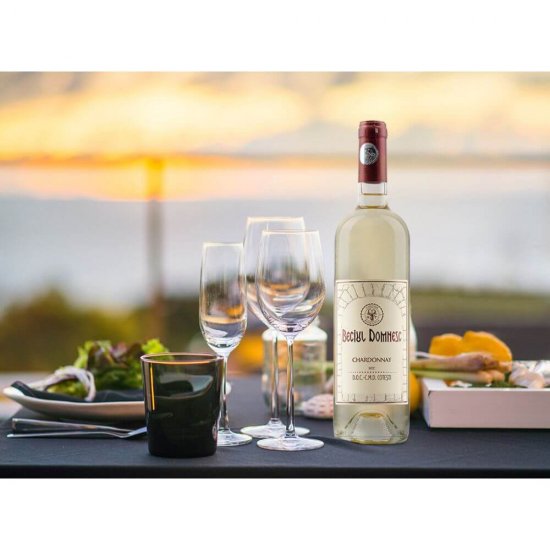 Vin Alb Sec Chardonnay Vincon Beciul Domnesc, 0.75 L, 14.5% Alcool, Vin Chardonnay Beciul Domnesc, Vin Beciul Domnesc, Vin Alb Beciul Domnesc, Vin Sec Beciul Domnesc, Vin Alb Sec Beciul Domnesc, Vin Chardonnay Vincon