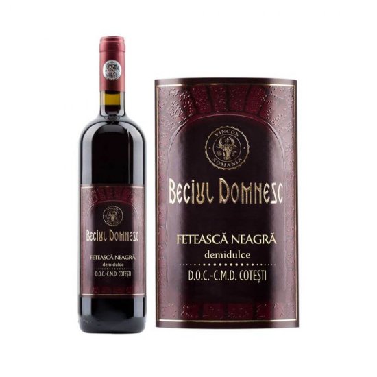 Vin Rosu Demidulce Feteasca Neagra Vincon Beciul Domnesc, 0.75 L, 13% Alcool, Vin Feteasca Neagra Beciul Domnesc, Vin Beciul Domnesc, Vin Rosu Beciul Domnesc, Vin Demidulce Beciul Domnesc, Vin Rosu Demidulce Beciul Domnesc