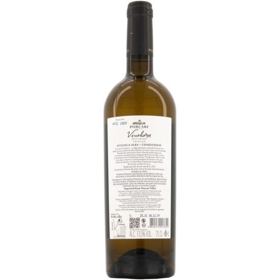 Vin Alb Sec Vinohora Purcari 13.5%, 0.75 L, Vin Alb Sec, Vinuri Albe, Vinuri Seci Albe Vinohora, Vin Alb Sec Purcari, Vin Purcari, Vinohora de Purcari, Vin Alb Purcari