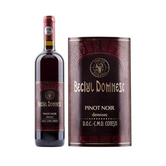 Vin Rosu Demisec Pinot Noir Vincon Beciul Domnesc, 0.75 L, 13.5% Alcool, Vin Pinot Noir Beciul Domnesc, Vin Beciul Domnesc, Vin Rosu Beciul Domnesc, Vin Demisec Beciul Domnesc, Vin Rosu Demisec Beciul Domnesc