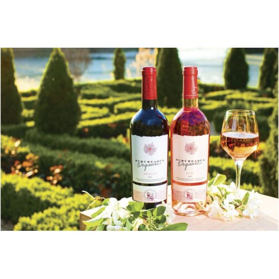 Vin Rosu Sec, Budureasca Organic, Merlot, 0.75 L, Vin Rosu Sec, Budureasca Organic Merlot, Bauturi Alcoolice, Vin Rosu Budureasca, Vin Rosu Alcool 13.5%