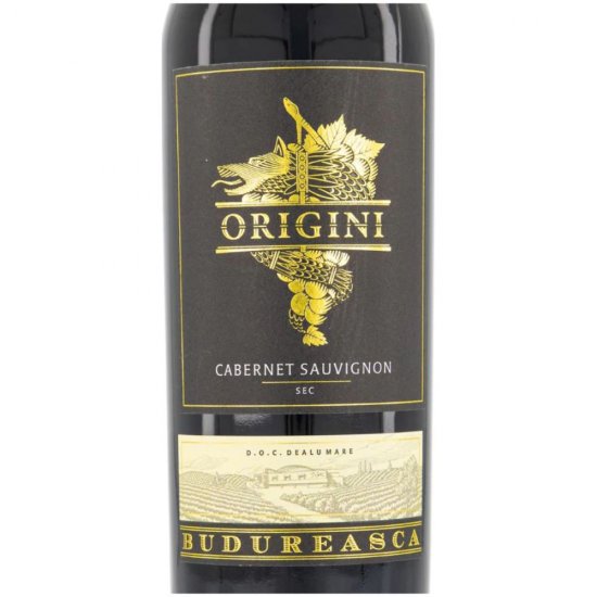 Vin Rosu Sec, Budureasca Origini, Cabernet Sauvignon, 0.75 L, Vin Rosu Sec, Budureasca Origini Cabernet Sauvignon, Bauturi Alcoolice, Vin Rosu Budureasca, Vin Rosu Alcool 13.5%
