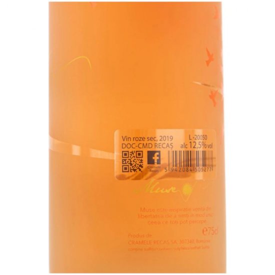 Vin Rose Sec, Recas Muse Day, Cupaj, 0.75 L, Vin Rose Sec, Recas Muse Day Cupaj, Bauturi Alcoolice, Vin Rose Recas Muse Day, Vin Rose Alcool 12.5%