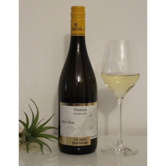 Vin Alb Sec Viorica Cricova Orasul Subteran, 0.75l, Alcool 13%, Vin, Vin Alb, Vin Alb Sec, Vin Alb Cricova, Vin Alb Sec Cricova, Vin Viorica, Vin Viorica Cricova, Vin Cricova Alb, Vin Sec Cricova, Vin Sec