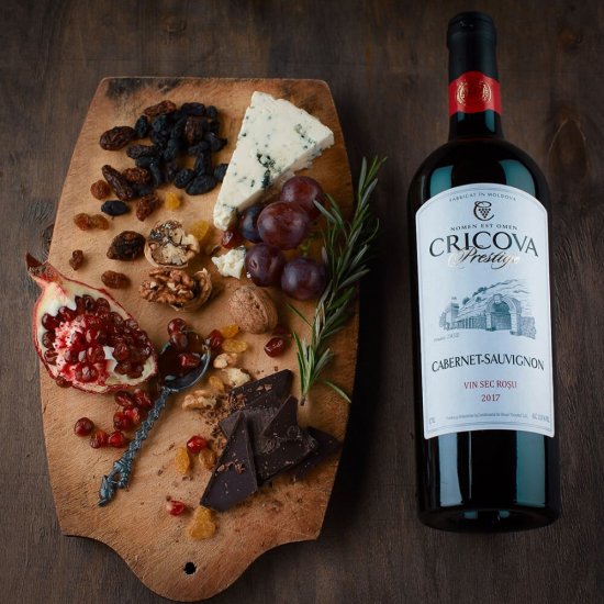 Vin Rosu Sec Cabernet Sauvignon Cricova Prestige, 0.75l, Alcool 13%, Vin, Vin Rosu, Vin Rosu Sec, Vin Rosu Cricova, Vin Rosu Sec Cricova, Vin Cabernet Sauvignon, Cabernet Sauvignon Cricova, Vin Cricova Rosu, Vin Sec Cricova, Vin Sec