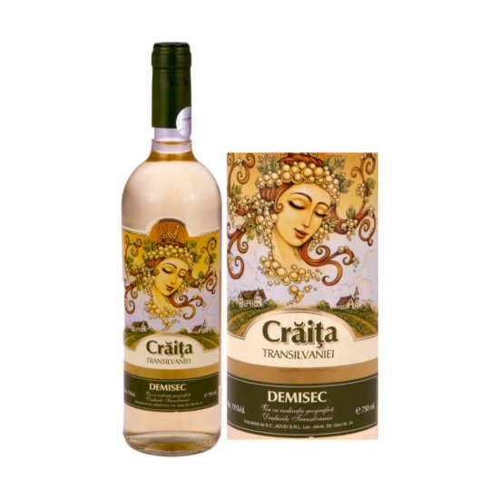 Vin Alb Demisec Jidvei Craita Transilvaniei, 0.75l, Alcool 12%, Vin, Vin Alb, Vin Alb Demisec, Vin Alb Jidvei, Vin Alb Demisec Jidvei, Vin Craita Jidvei, Vin Jidvei Alb, Vin Demisec Jidvei, Vin Demisec