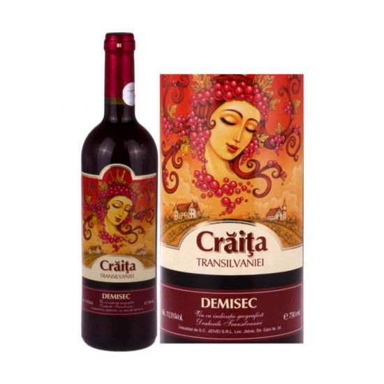 Vin Rosu Demisec Jidvei Craita Transilvaniei, 0.75l, Alcool 11.5%, Vin, Vin Rosu, Vin Rosu Demisec, Vin Rosu Jidvei, Vin Rosu Demisec Jidvei, Vin Craita Jidvei, Vin Jidvei Rosu , Vin Demisec Jidvei, Vin Demisec