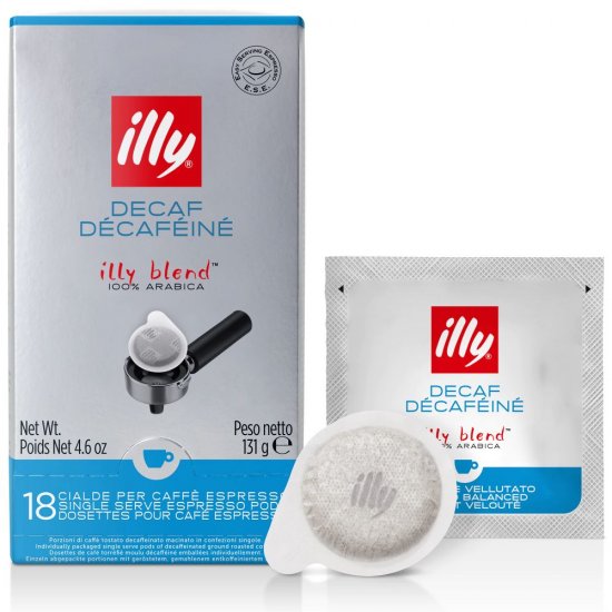 Pachet 18 Capsule de Cafea Espresso Decofeinizat, Illy, pentru Expresor, Capsule Cafea, Illy Espresso Decofeinizat, Capsule Cafea Decofeinizata, Pachet 18 Capsule Cafea Illy Espresso