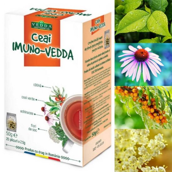 Bax 12 Cutii Ceai Imuno Vedda 20 Pliculete/Cutie, Ceai, Ceai Imuno, Ceai de Imuno, Ceai Vedda, Ceai Pliculete, Ceai in Pliculete, Ceai Gustos, Ceai Sanatos, Ceai Fructe Infuzie, Ceai Natural Plante, Ceai pentru Imunitate
