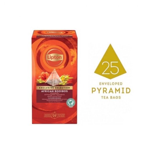 Ceai de Rooibos Lipton Exclusive Selection, 25 Piramide/Cutie, Ceai Lipton Rooibos, Ceai Rooibos, Lipton Ceai Rooibos, Plicuri Ceai Rooibos, Plicuri Piramida Ceai Rooibos, Plicuri Piraimidale Ceai de Rooibos, Ceai Lipton in Plicuri Piramida