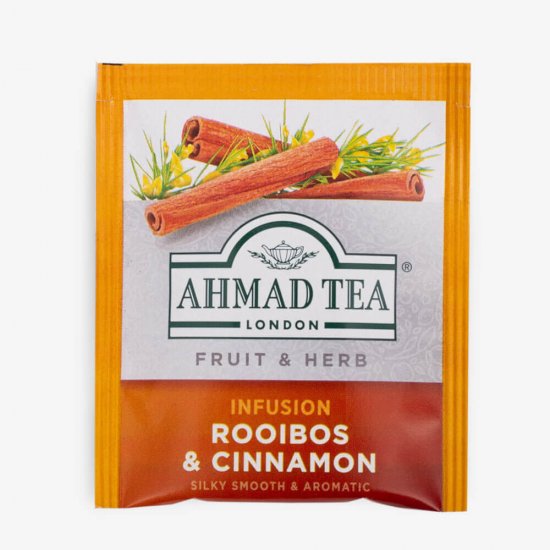 Ceai Rosu cu Scortisoara Ahmad, 20 Plicuri/Cutie, Ceai Rooibos si Cinnamon, Ceai Plicuri, Ceai Scortisoara Plic, Ceai Rooibos Plic, Ceai Rosu Plic, Ceai Rosu si Scortisoara la Plic, Ceai la Plic, Infuzie Plante, Ceai Natural Plante