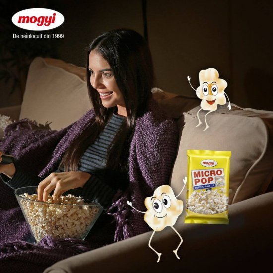 Micro Pop Mogyi, Unt, 100 g, Popcorn pentru Cuptorul cu Microunde Mogyi, Mogyi Micro Popcorn, Popcorn pentru Microunde cu Unt, Popcorn cu Unt, Popcorn Mogyi pentru Cuptorul cu Microunde, Popcorn cu Unt pentru Cuptorul cu Microunde
