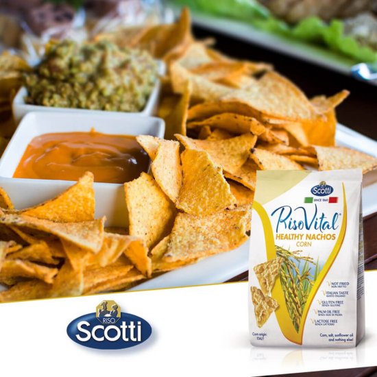 Nachos Clasic Riso Vital Riso Scotti, 60 g, Riso Vital Nachos, Nachos Clasic Riso Scotti, Risso Scotti Nachos Clasic, Snack Sanatos, Snacksuri Sanatoase, Gustari, Gustari Sanatoase 