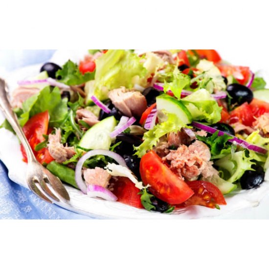 Salata de Ton Mediteraneana, Home Garden, 160 g, Salata Home Garden, Salata de Legume cu Ton de la Home Garden, Ton cu Legume Home Garden, Salata Mediteraneana Home Garden cu Ton, Ton cu Legume