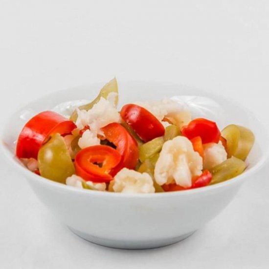 Muraturi Asortate in Otet Raureni, 680 g, Muraturi Asortate la Borcan, Muraturi in Otet, Muraturi Asortate Raureni, Legume Murate la Borcan, Raureni Muraturi Asortate in Otet, Legume Murate Raureni la Borcan