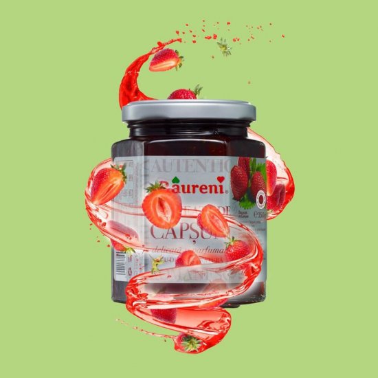 Dulceata de Capsuni Raureni, 350g, Dulceata, Dulceata Capsuni, Dulceata de Capsuni, Dulceata Raureni, Dulceata Romaneasca, Dulceata fara Zahar, Dulceata Naturala, Dulceturi, Dulceturi Raureni, Dulceata de Fructe, Dulceturi de Fructe, Dulceata de Capsune