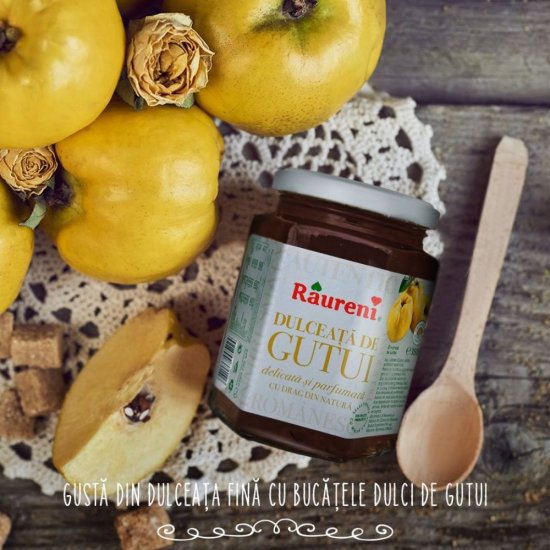 Dulceata de Gutui Raureni, 350 g, Dulceata Gutui, Dulceata din Gutui, Dulceata Raureni, Dulceata Raureni Gutui, Gutui Dulceata, Borcan Dulceata, Borcan Dulceata de Gutui