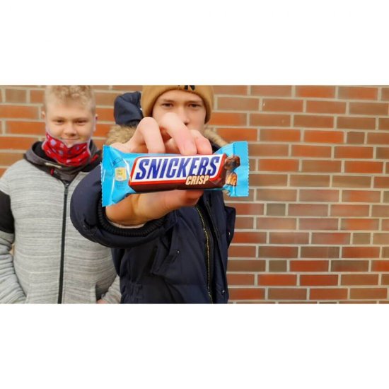 Baton Snickers Crisp, 40g, Baton Crocant de Ciocolata, Baton de Ciocolata Crocant, Baton de Ciocolata Snickers Crisp, Baton Crocant Snickers, Baton Snickers Crocant, Baton Ciocolata cu Lapte, Baton cu Caramel, Baton cu Alune