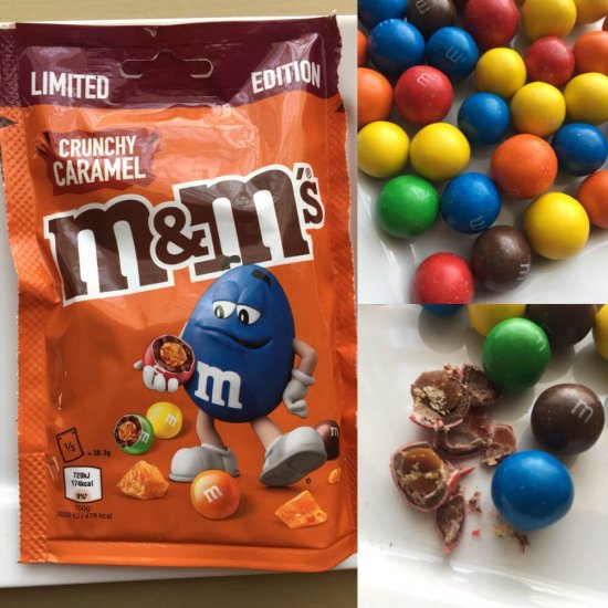 Drajeuri de Ciocolata M&M'S Crunchy Caramel Limited Edition, 80g, Drajeuri, Drajeuri de Ciocolata, Drajeuri cu Arahide, Drajeuri cu Arahide si Caramel, M&M'S Crunchy, M&M'S Crunchy Caramel, M&M'S Limited Edition