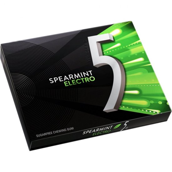 Set 10 Pachete Guma de Mestecat Five Spearmint, Guma pentru Mestecat, Guma Five, Guma Mestecat, Guma Mentolata, Guma Aroma de Menta, Guma cu Menta, Pachet Guma Five, Pachet Guma de Mestecat, Guma de Mestecat la Pachet