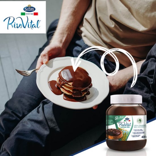 Crema de Orez cu Alune si Cacao Riso Vital 400g, Crema Tartinabila, Crema Dulce Tartinabila, Crema de Orez Tartinabila, Crema Tartinabila de Post, Crema Tartinabila fara Zahar, Crema Tartinabila de Orez