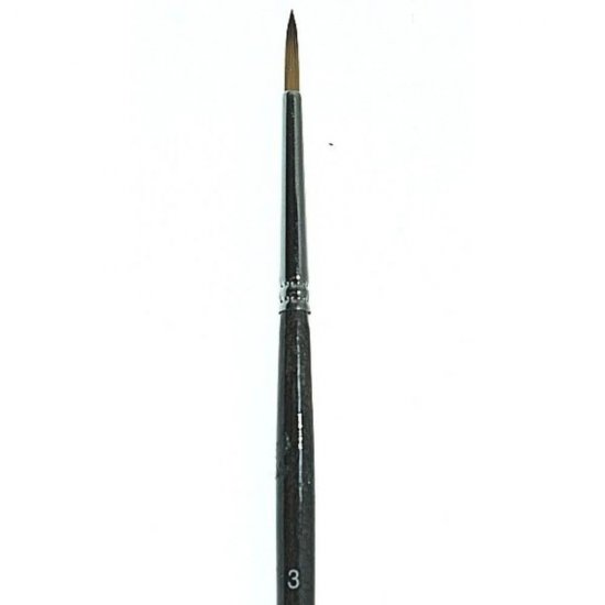 Pensula MILAN Seria 311, Numarul 3, Varf Rotund, Par Sintetic, Pensule MILAN, Pensule pentru Pictura, Rechizite, Pensule Desen, Pensule cu Varf Rotund, Pensule Desen cu Par Sintetic, Pensule Rotunde, Materiale Pictura