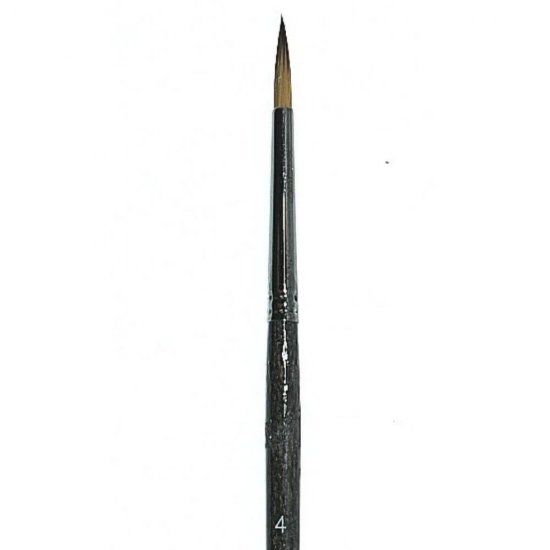 Pensula MILAN Seria 311, Numarul 4, Varf Rotund, Par Sintetic, Pensule MILAN, Pensule pentru Pictura, Rechizite, Pensule Desen, Pensule cu Varf Rotund, Pensule Desen cu Par Sintetic, Pensule Rotunde, Materiale Pictura