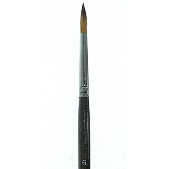 Pensula MILAN Seria 311, Numarul 6, Varf Rotund, Par Sintetic, Pensule MILAN, Pensule pentru Pictura, Rechizite, Pensule Desen, Pensule cu Varf Rotund, Pensule Desen cu Par Sintetic, Pensule Rotunde, Materiale Pictura