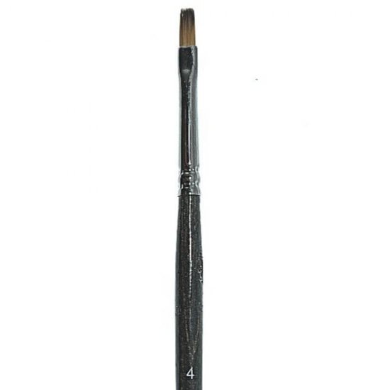 Pensula MILAN Seria 321, Numarul 4, Varf Lat, Par Sintetic, Pensule MILAN, Pensule pentru Pictura, Rechizite, Pensule Desen, Pensule cu Varf Lat, Pensule Desen cu Par Sintetic, Pensule Late, Materiale Pictura