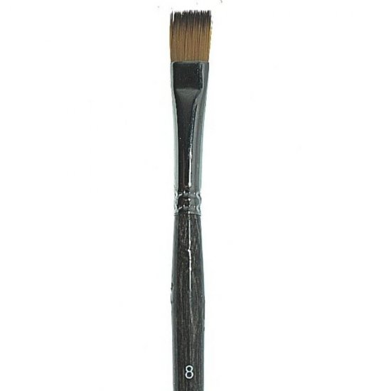 Pensula MILAN Seria 321, Numarul 8, Varf Lat, Par Sintetic, Pensule MILAN, Pensule pentru Pictura, Rechizite, Pensule Desen, Pensule cu Varf Lat, Pensule Desen cu Par Sintetic, Pensule Late, Materiale Pictura