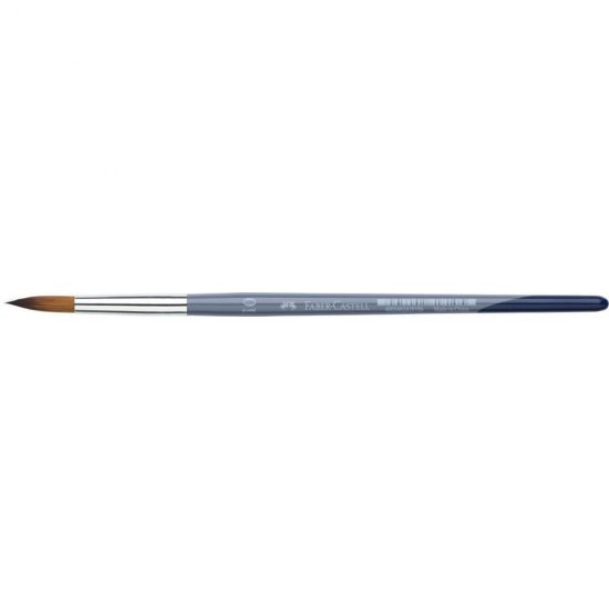 Pensula Par Sintetic Faber-Castell Creative Studio, Numarul 10, Varf Rotund, Pensule Faber-Castell, Pensule pentru Pictura, Rechizite, Pensule Desen, Pensule cu Varf Rotund, Pensule Desen cu Par Sintetic, Pensule Sintetice Rotunde, Materiale Pictura