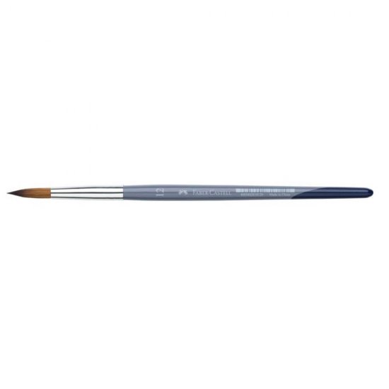 Pensula Par Sintetic Faber-Castell Creative Studio, Numarul 12, Varf Rotund, Pensule Faber-Castell, Pensule pentru Pictura, Rechizite, Pensule Desen, Pensule cu Varf Rotund, Pensule Desen cu Par Sintetic, Pensule Sintetice Rotunde, Materiale Pictura