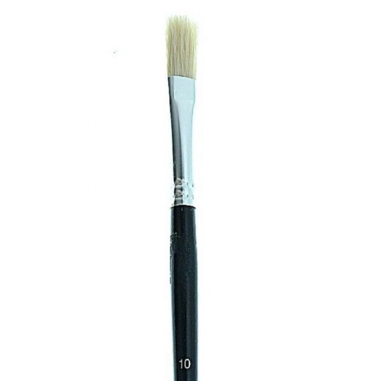 Pensula MILAN Seria 501, Numarul 10, Varf Drept, Par Porc, Pensule MILAN, Pensule pentru Pictura, Rechizite, Pensule Desen, Pensule cu Varf Drept, Pensule Desen cu Par Porc, Pensule cu Varfuri Drepte, Materiale Pictura