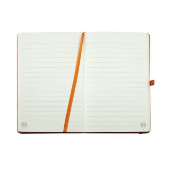 Agenda Dictando Nedatata DACO, 160 File, 13x20.5 cm, Elastic, 70 g/m², Portocalie, Agenda Nedatata cu Elastic, Agende Dictando cu 160 de Foi, Agenda cu Elastic, Agenda Dictando de Birou, Agende de Birou cu 160 File, Agenda de Birou cu Elastic